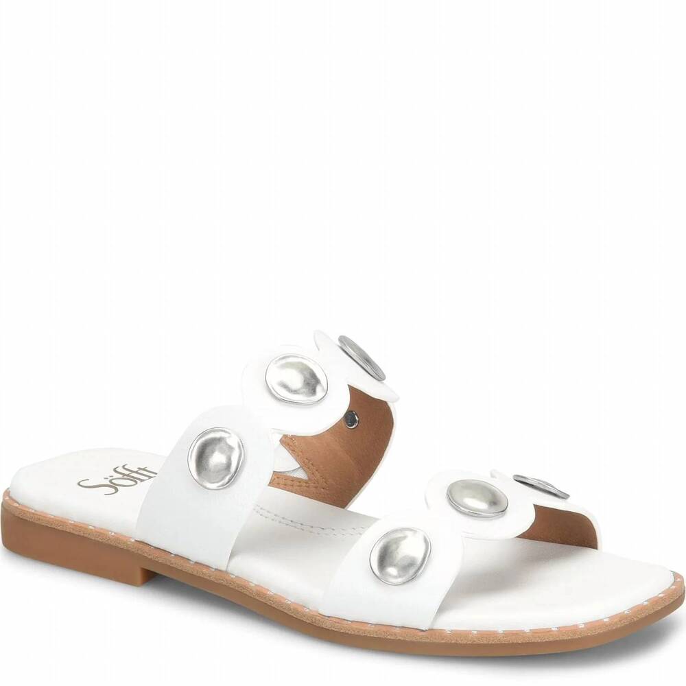 NEW SOFFT women's ezra sandal in white